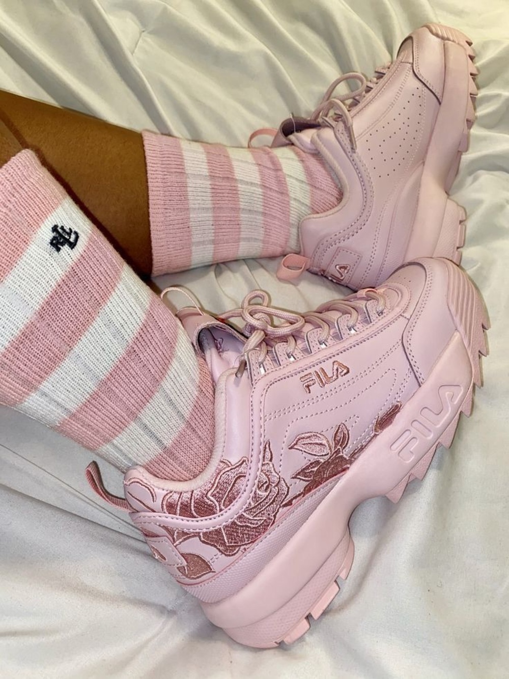 Womens Fila Disruptor 2 Rose Athletic Shoe *SEE DESCRIPTION*